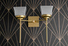 SCONCE MODEL No. 1637-Art Deco Wall Lights with a Raw Brass finish. Designed and produced by DECOCREATIONStudio at Peared Creation