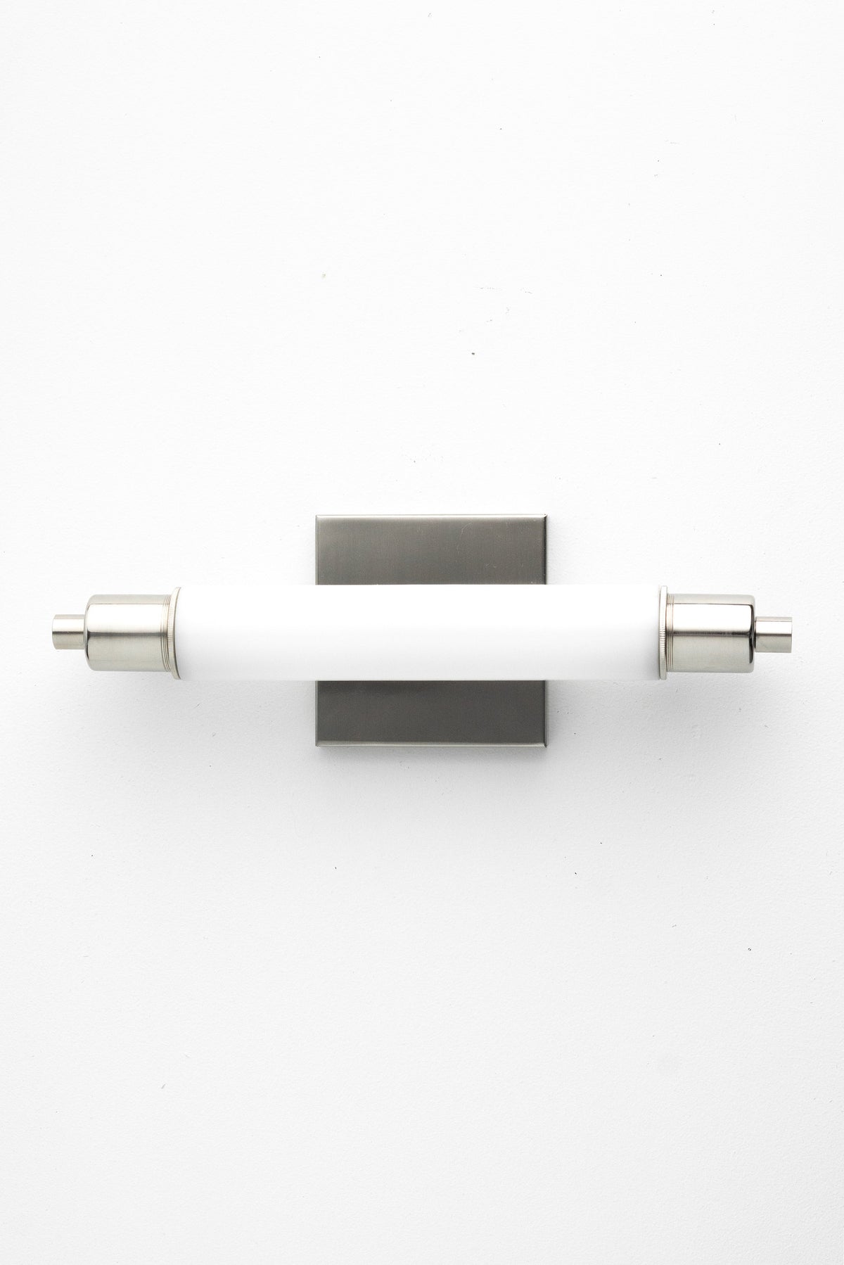 VANITY MODEL No. 1210-Art Deco bathroom lighting with a Polished Nickel finish. Designed and produced by DECOCREATIONStudio at Peared Creation