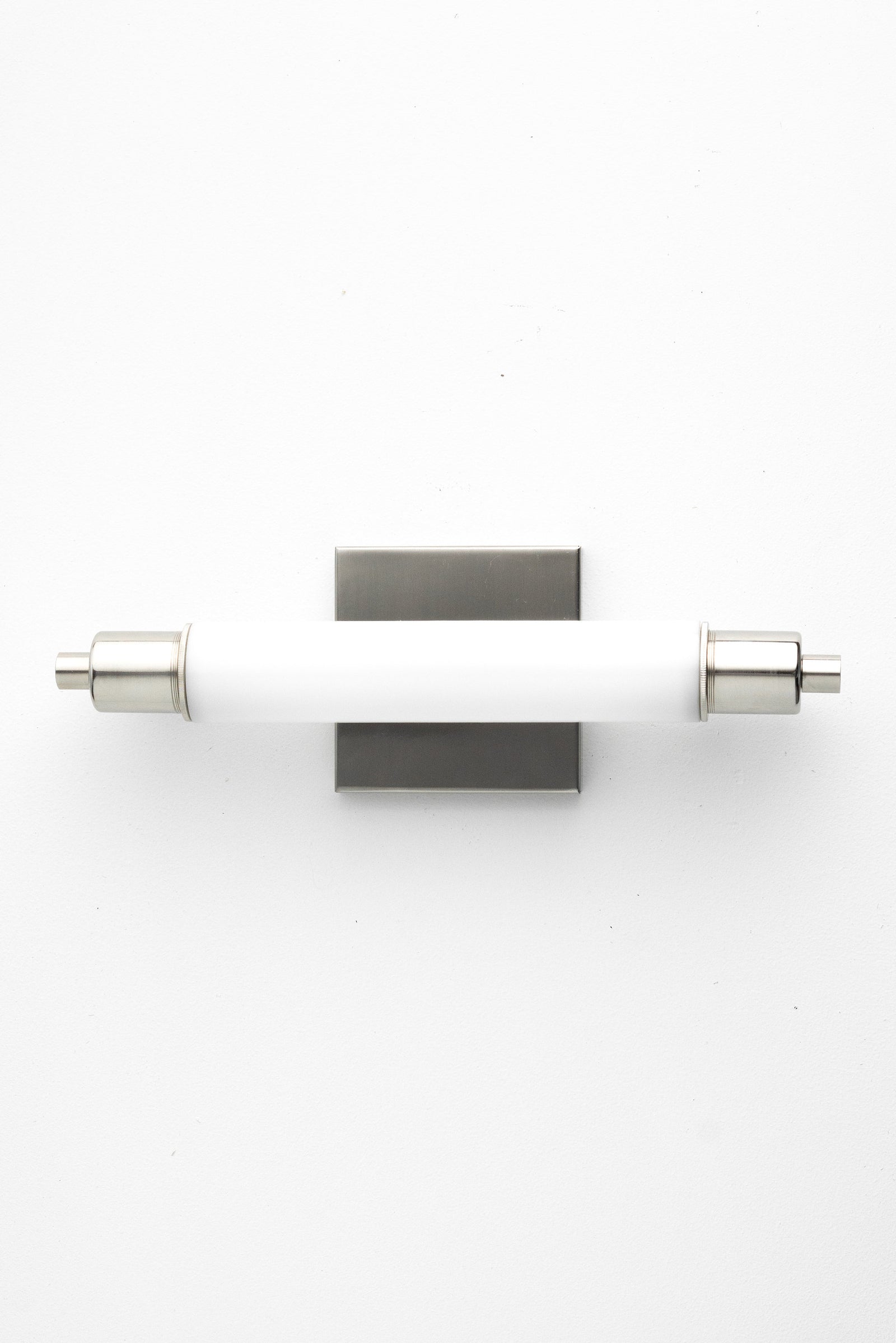 VANITY MODEL No. 1210-Art Deco bathroom lighting with a Polished Nickel finish. Designed and produced by DECOCREATIONStudio at Peared Creation