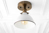 Flush Ceiling Light - Industrial Chic - Modern Light Fixture - Ceiling Lights - Hardwired Light - Model No. 0194