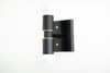 SCONCE MODEL No. 3902-Art Deco Wall Lights with a Black/Brass finish. Designed and produced by DECOCREATIONStudio at Peared Creation