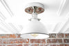 Flush Ceiling Light - Industrial Chic - Modern Light Fixture - Ceiling Lights - Hardwired Light - Model No. 0194