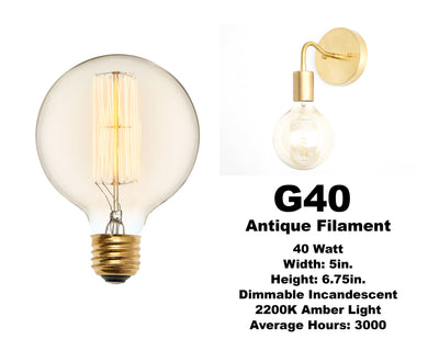 Edison and Vintage Style Bulbs