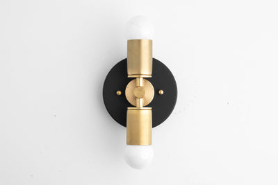 White Sconce - Bathroom Sconce - White Vanity Light - Bathroom Light - Small Lamp - Minimalist - Art Deco Lighting - Model No. 2621