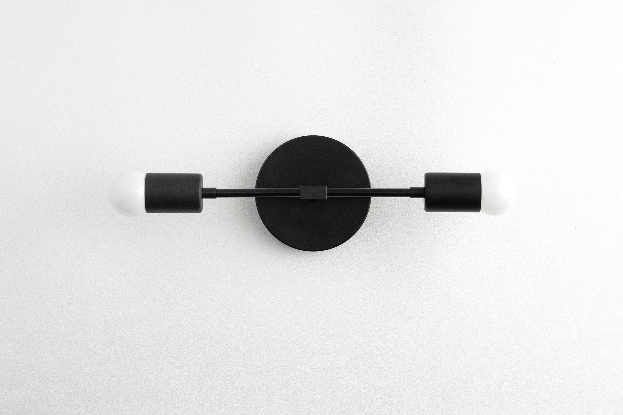 Black Brass Vanity Light - Modern Brass Lighting - Mid Century Fixture - Vanity Mirror Fixture - Model No. 5563