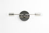 Black Brass Vanity Light - Modern Brass Lighting - Mid Century Fixture - Vanity Mirror Fixture - Model No. 5563