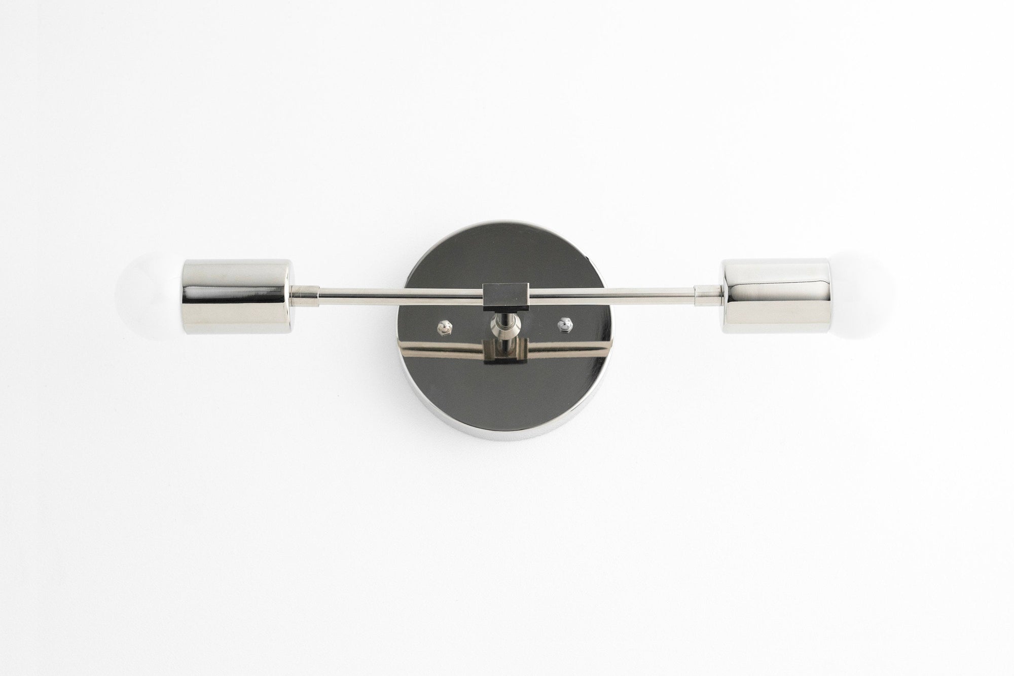 Black Brass Vanity Light - Modern Brass Lighting - Mid Century Fixture - Vanity Mirror Fixture - Model No. 5563