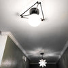 Geometric Chandelier - Brass Ceiling Light - Art Deco Lighting - Modern Lighting - Ceiling Fixture - Art Deco Sconce - Model No. 1774
