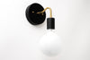 Minimalist Lighting - Mid Century - Modern Wall Sconce -  Brass Lighting - Model No. 3655