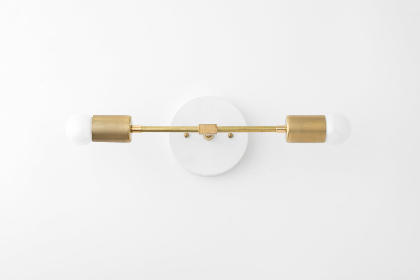 Black Brass Vanity Light - Modern Brass Lighting - Mid Century Fixture - Vanity Mirror Fixture - Model No. 5563