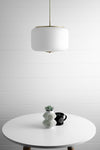 Pendant Lighting - Glass Drum Shade - Boho Pendant - Modern Pendant - Boho Lighting - Lighting - Modern Lighting - Boho Model No. 2067