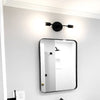 Chrome Vanity - Satin Nickel Vanity - Mixed Metal - Bathroom Sconce - Bathroom Lights - Wall Sconce Chrome - Model No. 8057