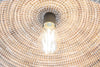 White Basket Pendant - Boho Basket - Boho Pendant Light - Modern Pendant - Pendant Lighting - Boho Lighting - Boho Model No. 3286