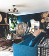 Boho Chandelier - Eclectic Lighting - Birds Nest Light - Boho Lighting - Unique Lighting - Bamboo Basket - Boho Model No. 3443