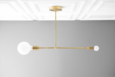 Hanging Lights - Large Bulb Pendant - Modern Lighting - Long Pendant Light - Model No. 3047
