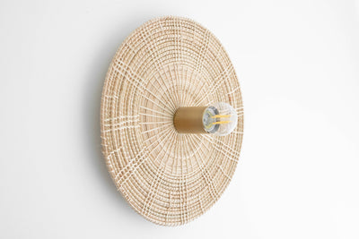 Basket Lighting - Boho Lighting - Boho Basket - Sconce Lighting - Wall Lighting - Ceiling Light - Modern Lighting - Boho Model No. 9710