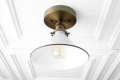 Model No. 5271- Mid Century Modern Ceiling Lights with a Raw Brass finish. Designed and produced by MODCREATIONStudio at Peared Creation