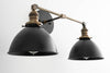 VANITY MODEL No. 3370- Mid Century Modern bathroom lighting with a Raw Brass finish. Designed and produced by MODCREATIONStudio at Peared Creation
