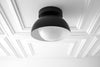 Ceiling Fixture - Multiple Finish Options - Opal Globe Light - Modern Light Fixture - Ceiling Lighting - Ceiling Light - Model No. 2375