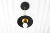 Minimalist Pendant Light - Black or Brass Light Fixture - Modern Pendant - Backsplash Light - Model No. 5848