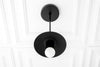 Minimalist Pendant Light - Black or Brass Light Fixture - Modern Pendant - Backsplash Light - Model No. 5848