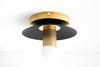 Minimalist Pendant Light - Black or Brass Light Fixture - Modern Pendant - Backsplash Light - Model No. 5848