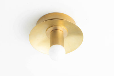 Minimalist Pendant Light - Black or Brass Light Fixture - Modern Pendant - Backsplash Light - Model No. 5848