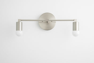 Black & Brass Vanity Light Fixture - Minimalist Lighting - Bathroom Sconce - Vanity Lighting - Wall Light - Model No. 8412