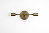 Black Brass Vanity Light - Modern Brass Lighting - Mid Century Fixture - Vanity Mirror Fixture - Model No. 5563
