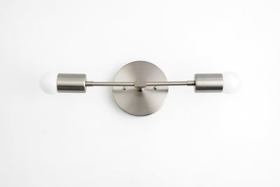 Black Brass Vanity Light - Modern Brass Lighting - Mid Century Fixture - Vanity Mirror Fixture - Model No. 5563