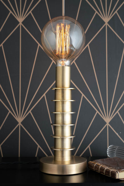 Telsa Lamp - Steampunk Lamp - Edison Table Lamp - Industrial Lamp - Model No. 9295