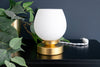 Frosted Glass Lamp - Small Table Lamp - Accent Lamp - Simple - Delicate Table Lamp - Model No. 4735