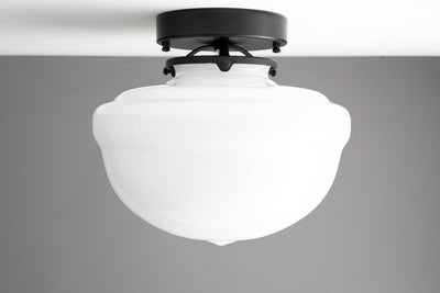 10" Acorn Schoolhouse Shade - Ceiling Light - Flush Mount - Dining Room Light - Light Fixture - Model No. 1358