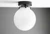 10" Globe Light - Milk Glass - Ceiling Light Fixture - Flush Mount - Model No. 5290