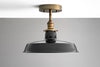 Industrial Ceiling Light - Semi Flush Mount Light Fixtures - Vintage Lighting - Farmhouse Light - Model No. 8753