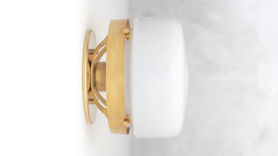 Foyer Light - Glass Drum Shade - Bathroom Light - Ceiling Light - Wall Light - Model No. 9406