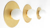 Brass Plate Lighting - Low Profile Light - Minimal Wall Light - Flush Mount Sconce - Model No. 2277