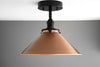CEILING LIGHT MODEL No. 5377- Industrial Ceiling Lights with a Black finish. Designed and produced by newwineoldbottles at Peared Creation