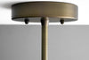 8" Antique Brass Shade - Ceiling Fixture - Pendant Lamp - Farmhouse Lighting Fixture - Edison Bulb - Model No. 4523
