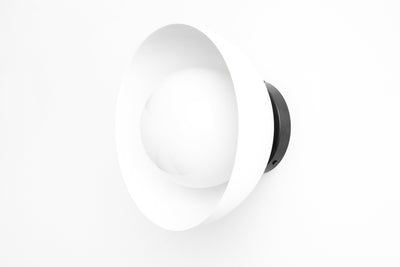Modern Wall Sconce - Wall Lamp - Vanity Lighting - Modern Decor - White Dome - Model No. 4058