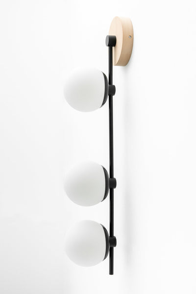 Wall Light - Wood Sconce - Boho Lighting - Hollywood Lighting - Vanity Lighting - Model No. 2027