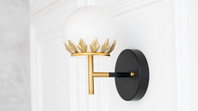 Decorative Sconce - Modern Victorian Sconce - Globe Sconce - Wall Sconce Light - Model No. 5161