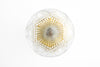 Glass Globe Sconce - Ornate Clear Glass - Bathroom Light - Kitchen Lighting - Wall Light - Model No. 4288