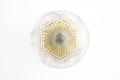 Glass Globe Sconce - Ornate Clear Glass - Bathroom Light - Kitchen Lighting - Wall Light - Model No. 4288