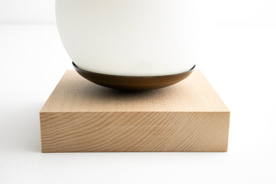 Natural Wood Light - Globe Sconce - Beech Wood - Boho Sconce - Simple Wood Light - Model No. 9983