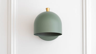 Articulating Sconce - Accent Lighting - Picture Light - Mint Green Sconce - Black Sconce - Model No. 0997