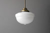 10" Acorn Schoolhouse Shade - Ceiling Fixture - Pendant Lamp - Entryway Lighting - Kitchen Pendant -  Model No. 2216