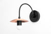 Bistro Lighting - Brushed Copper Light - Booth Lighting - Overhang Sconce - Bar Lighting - Model No. 6235