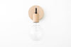 Minimalist Light - Wooden Lamp - Farmhouse Lighting - Wall Light - Rustic Wall Sconce - Model No. 5448