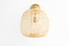 Bamboo Light - Fish Trap Lamp - Basket Sconce - Boho Bedside Lamp - Wall Sconce - Model No. 4607